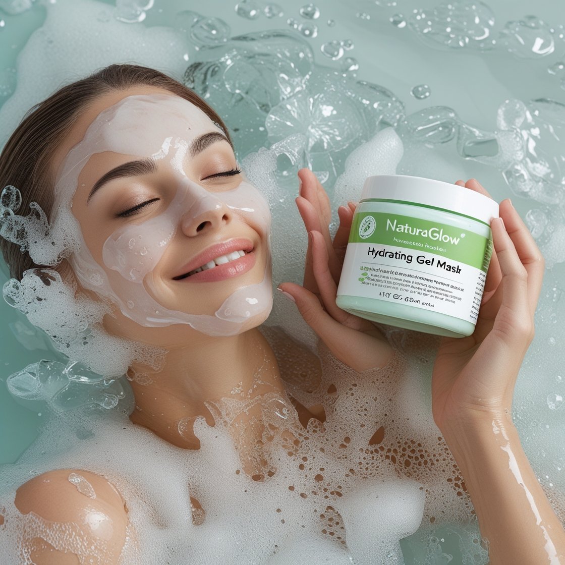 naturaglow hydrating gel mask